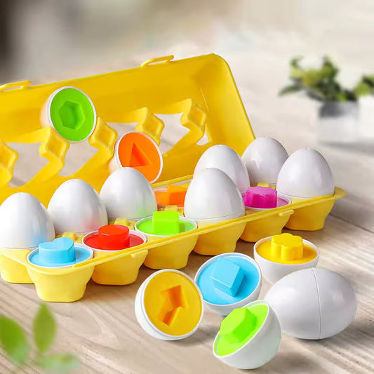 Montessori Matching Eggs Toy