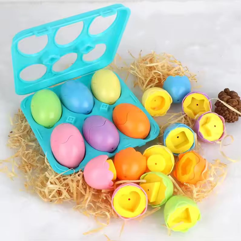 Montessori Matching Eggs Toy