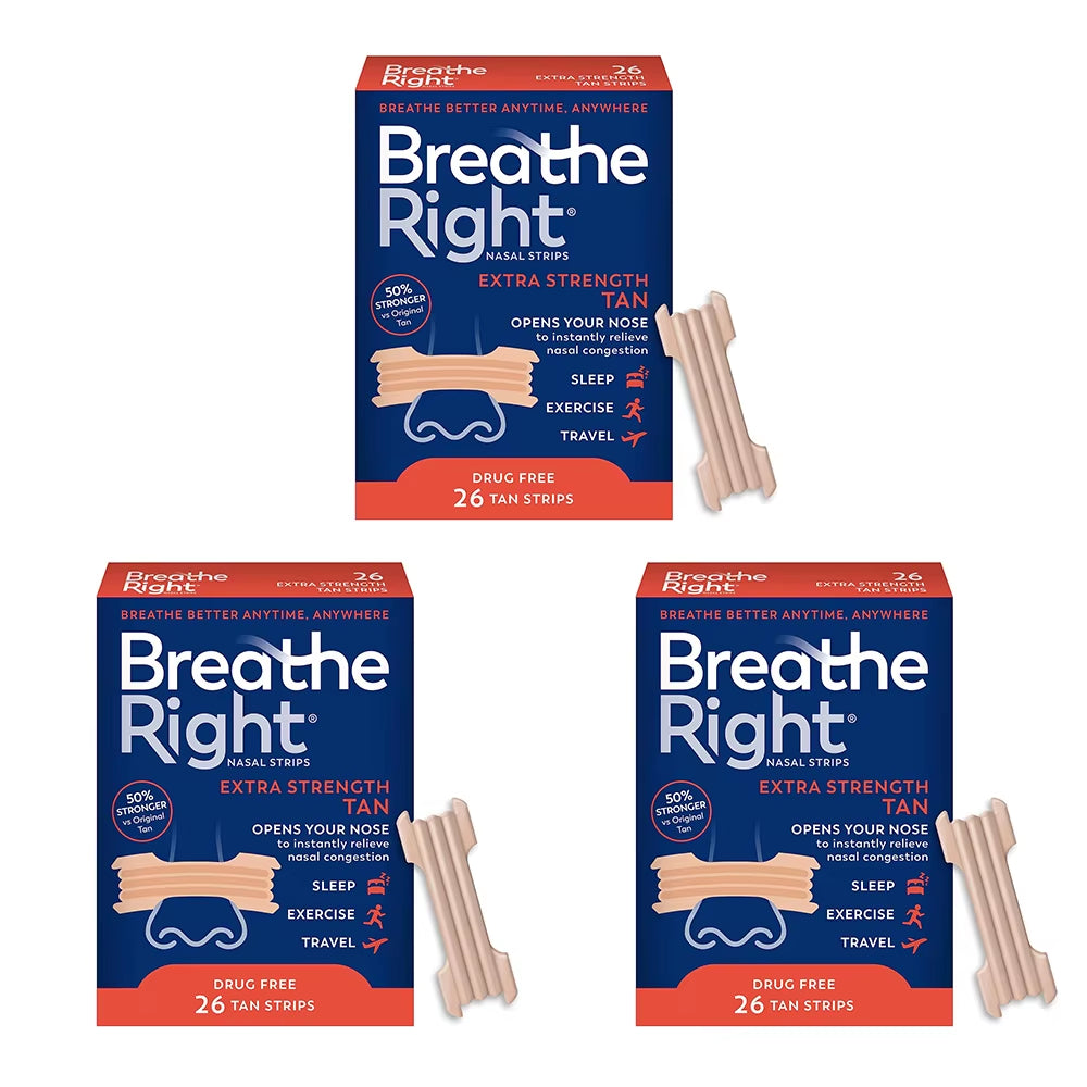 26/52/78Pcs,Sleep Nasal Strips,Nose Breathe Strips,Anti Snoring Nose Strips for Breathing,Exercise Air Intake and Improve Sleep
