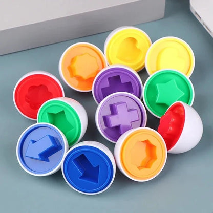 Montessori Matching Eggs Toy - Toylio